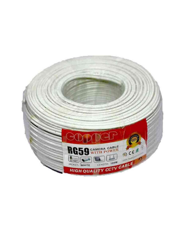 CABLE CAMERA RG59 100M COOPER