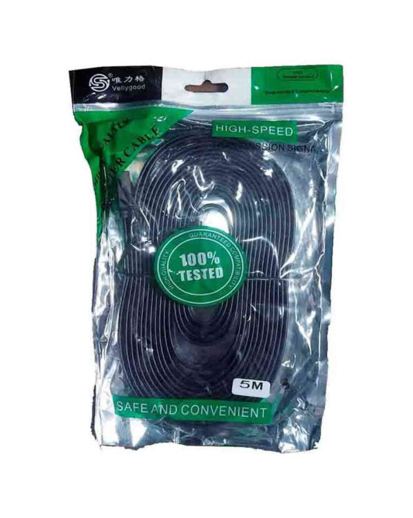 CABLE HDMI 5M FLAT VELLYGOOD