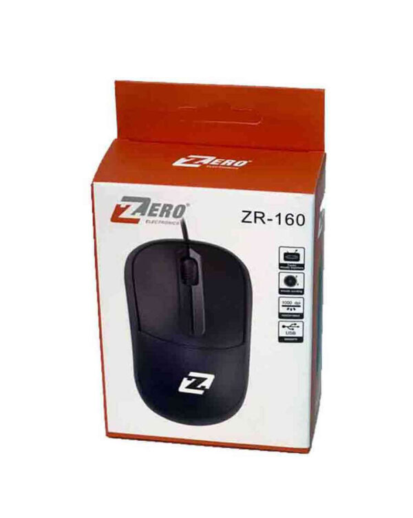 MOUSE USB ZERO ZR160